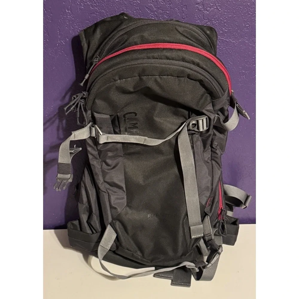 Camelbak Phantom LR 20 Ski Backpack With Bladder Black Red Retired Rare